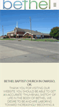 Mobile Screenshot of bethelowasso.org